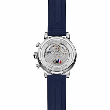 Chopard Mille Miglia Classic Chronographe "Edition France" automatic blue dial blue leather strap 40.5 mm