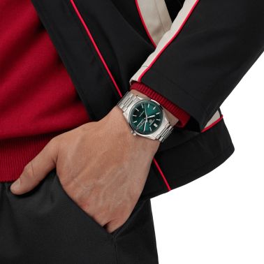 TAG Heuer Carrera Day-Date Automatic green dial steel bracelet 41 mm