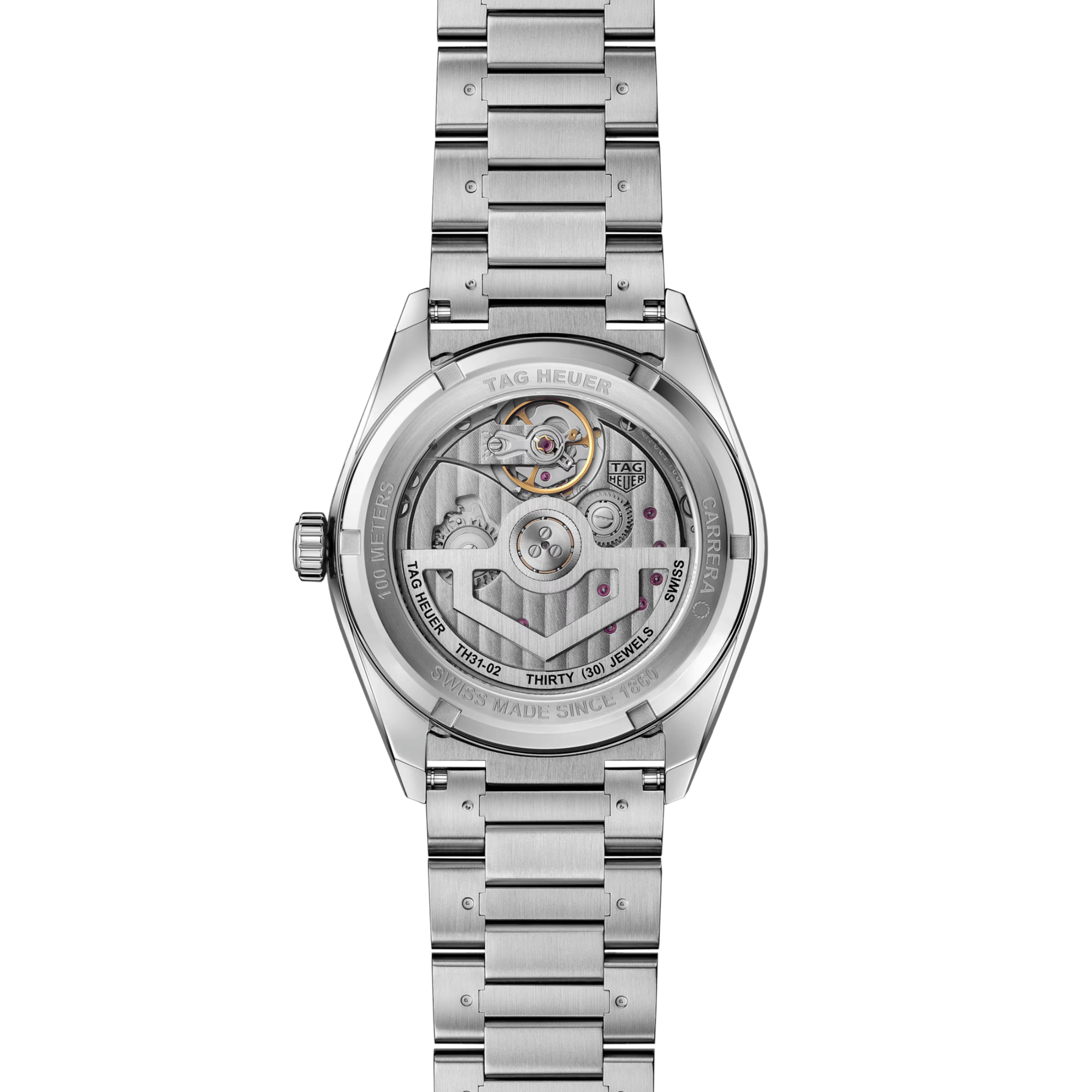 TAG Heuer Carrera Day-Date Automatic green dial steel bracelet 41 mm