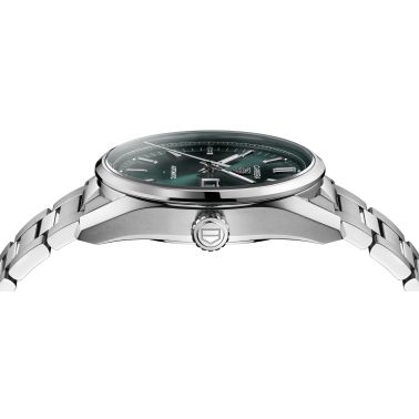 TAG Heuer Carrera Day-Date Automatic green dial steel bracelet 41 mm