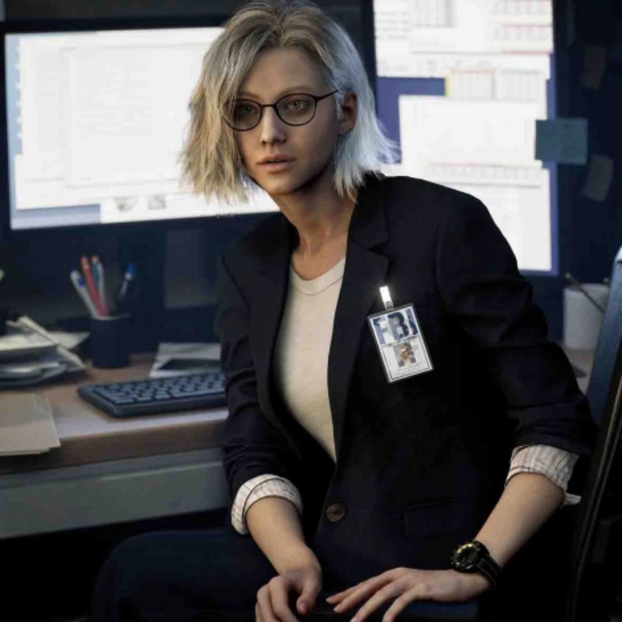 Hamilton American Classic Pan Europ Day Date x Resident Evil Automatic Watch with Black Dial and Black Leather Strap, 42 mm