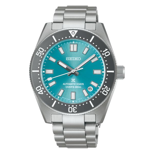 Seiko Prospex Diver's 1965 Heritage 62MAS "Save The Ocean Okinawa" automatic blue dial steel bracelet 40 mm