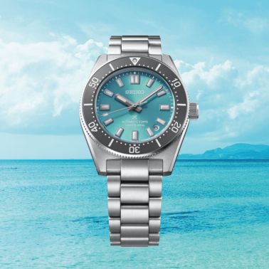 Seiko Prospex Diver's 1965 Heritage 62MAS "Save The Ocean Okinawa" automatic blue dial steel bracelet 40 mm