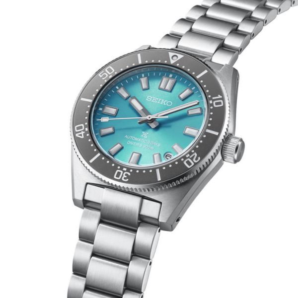 Seiko Prospex Diver's 1965 Heritage 62MAS "Save The Ocean Okinawa" automatic blue dial steel bracelet 40 mm