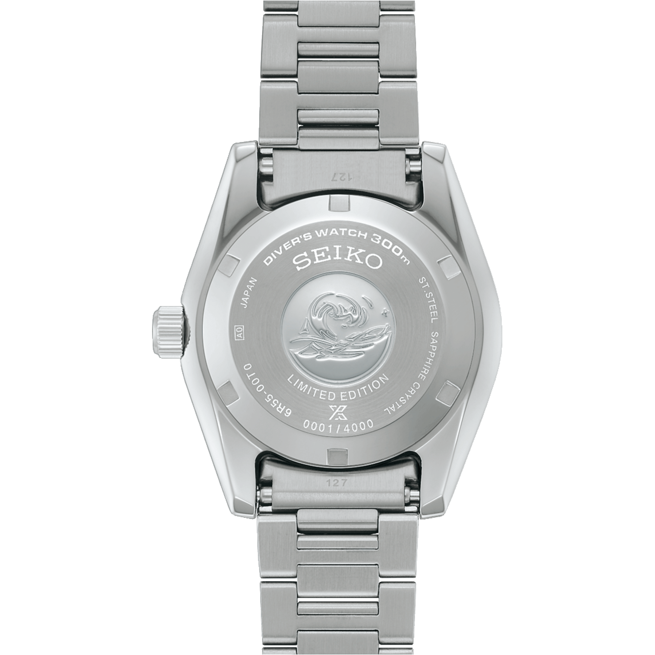 Seiko Prospex Diver's 1965 Heritage 62MAS "Save The Ocean Okinawa" automatic blue dial steel bracelet 40 mm