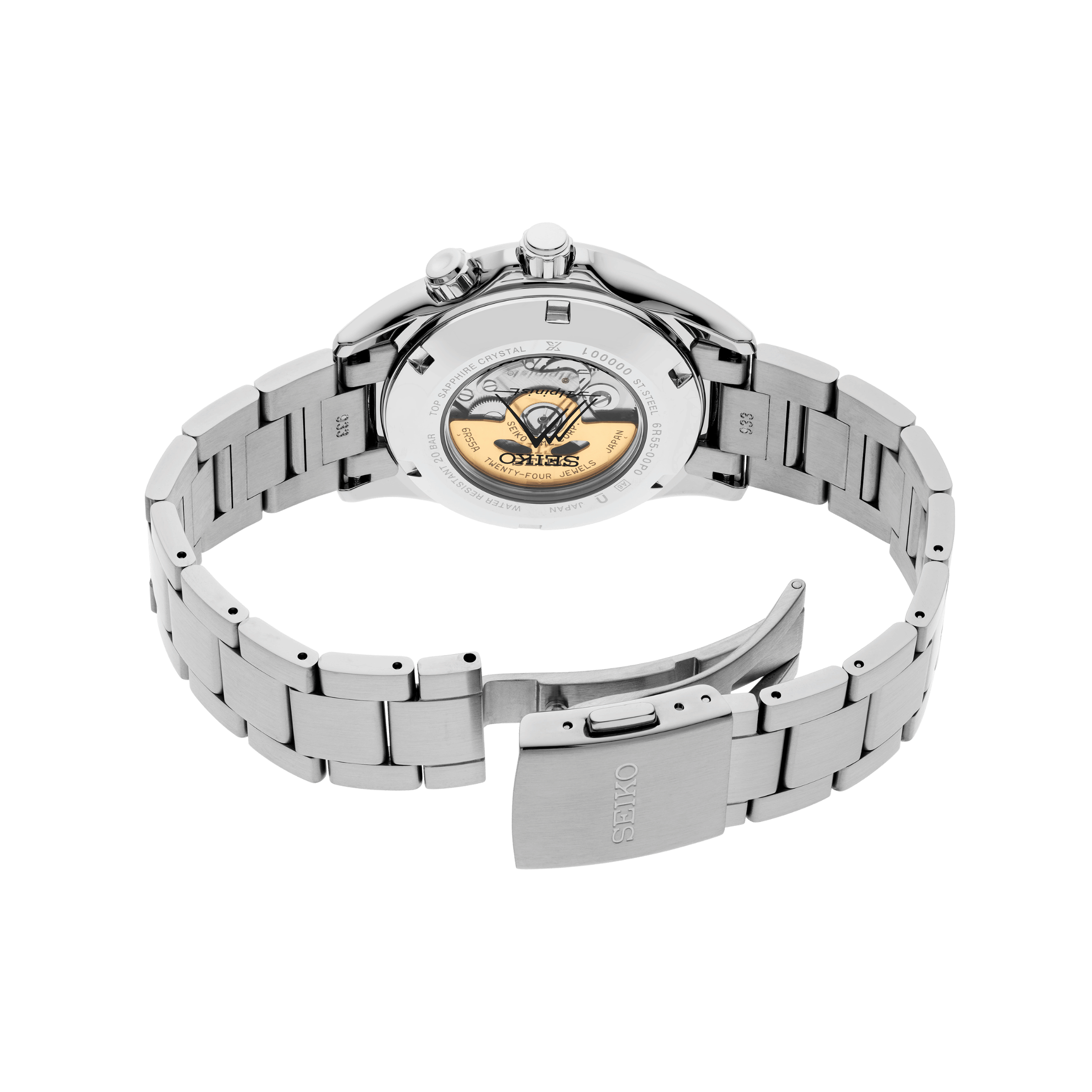 Montre Seiko Prospex Alpinist 2025 automatique cadran noir bracelet acier 39,5 mm