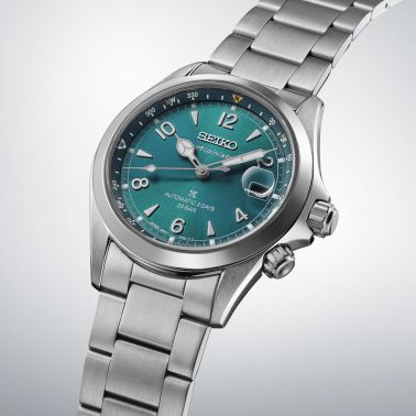 Montre Seiko Prospex Alpinist 2025 automatique cadran bleu bracelet acier 39,5 mm