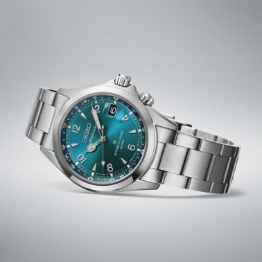 Montre Seiko Prospex Alpinist 2025 automatique cadran bleu bracelet acier 39,5 mm