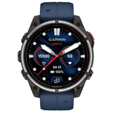 copy ofMontre Garmin Quatix 8 Edition Standard GPS bracelet silicone bleu 51 mm
