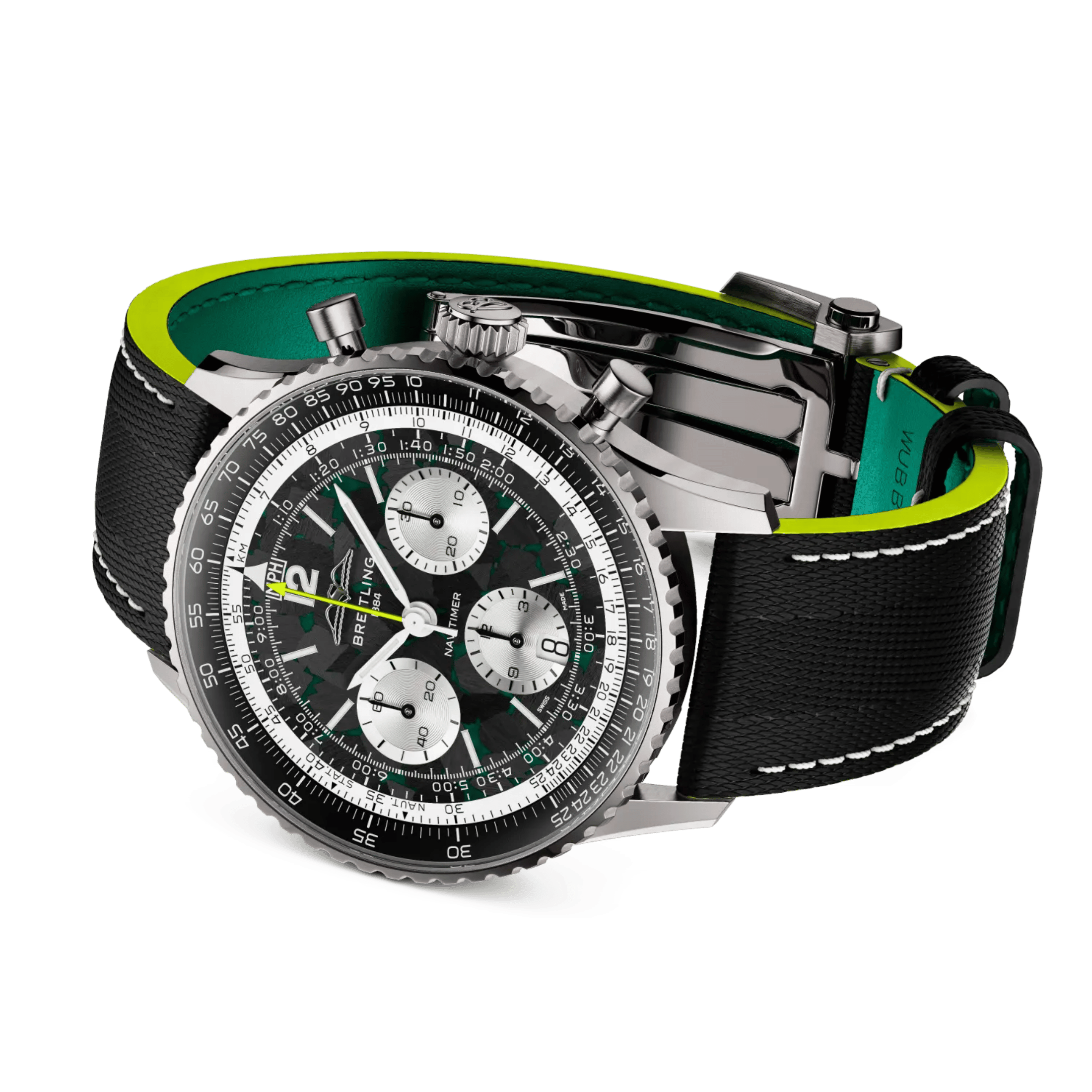 Montre Breitling Navitimer B01 Chronograph 43 Aston Martin Aramco Formula ONE™ Titane automatique 43 mm