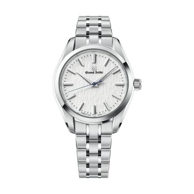 Grand Seiko Heritage "Snowflake" quartz white dial steel bracelet 33 mm