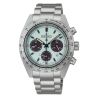 Montre Seiko Prospex SpeedTimer "Youngtimer" solaire cadran vert menthe bracelet acier 39 mm