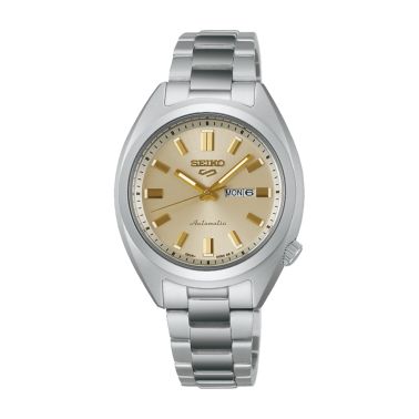 Montre Seiko 5 Sports SNXS automatique cadran champagne bracelet acier 32 mm