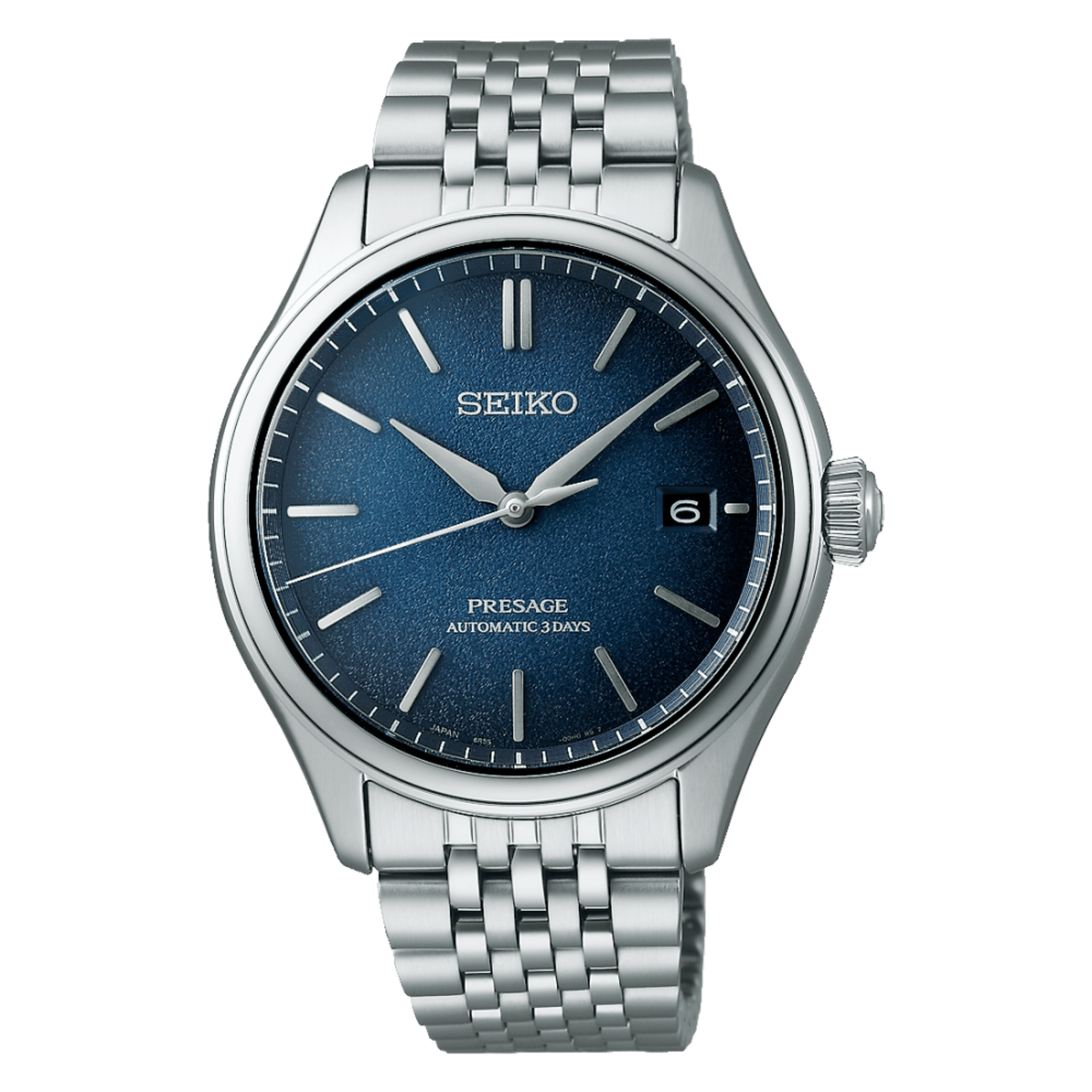 Seiko Presage Classic Series automatic blue dial steel bracelet 40,2 mm