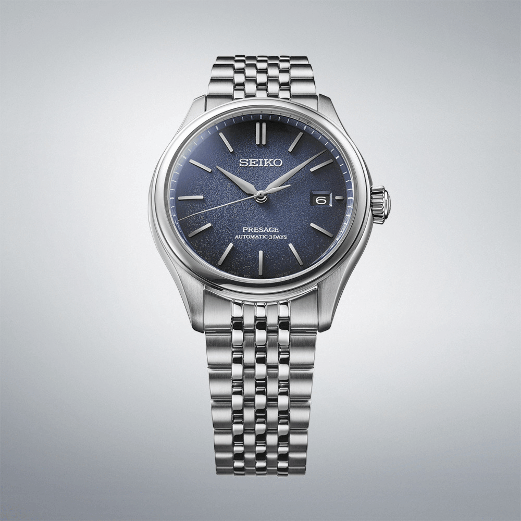 Seiko Presage Classic Series automatic blue dial steel bracelet 40,2 mm