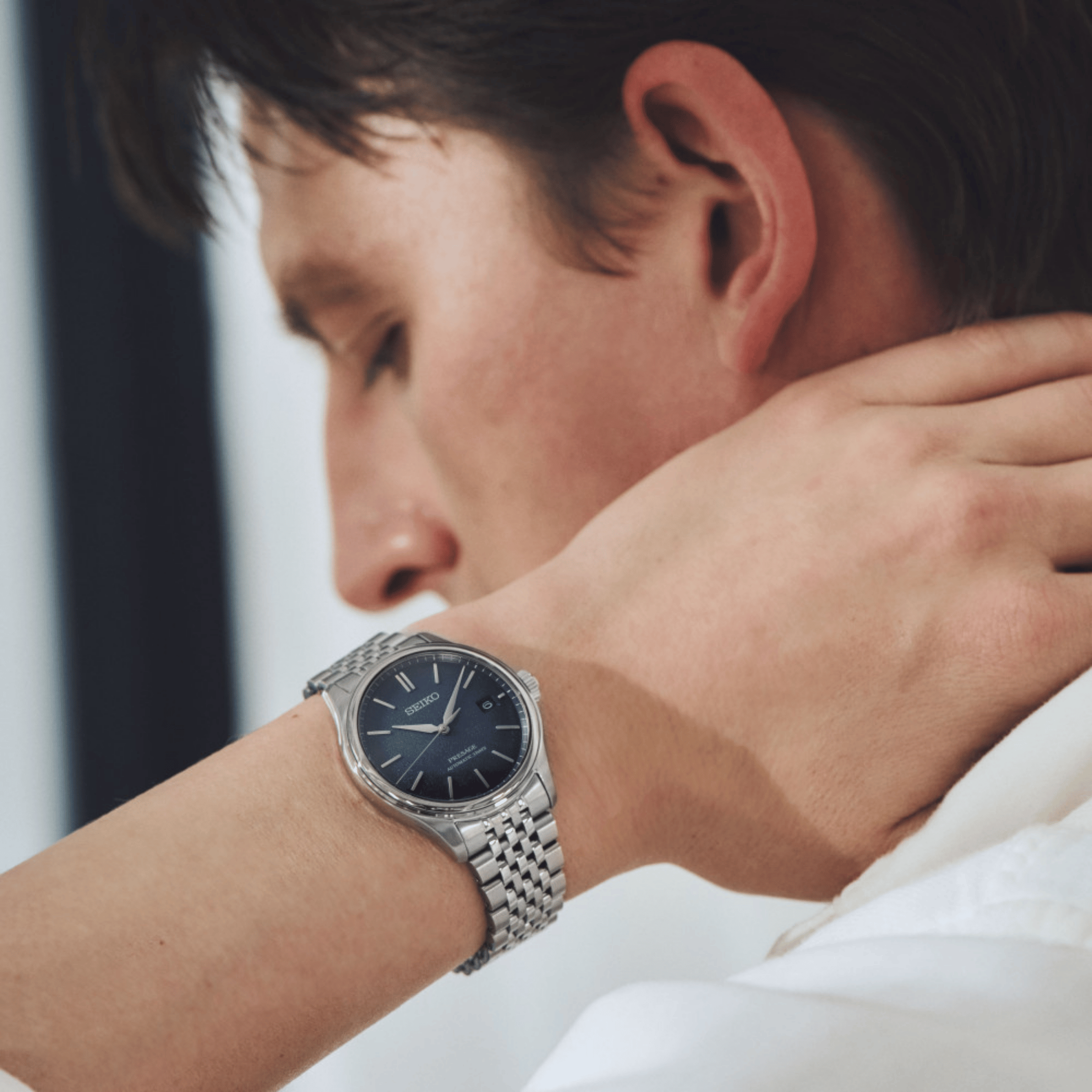 Seiko Presage Classic Series automatic blue dial steel bracelet 40,2 mm