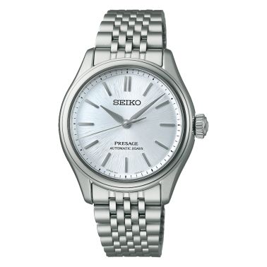 Montre Seiko Presage Classic Series automatique cadran bleu bracelet acier 36 mm