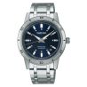 Montre Seiko Presage Style 60s automatique cadran bleu bracelet acier 39,5 mm