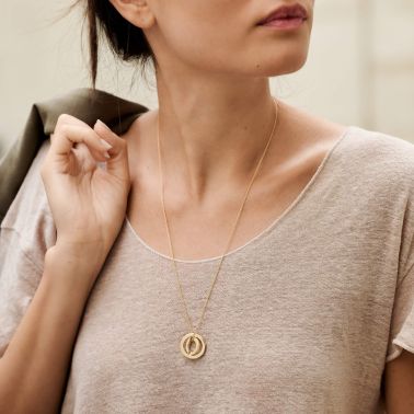 Collier Lepage Alba grand modèle en or jaune