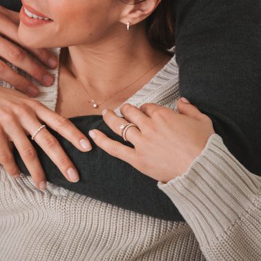 Solitaire Lepage Foudre en or blanc et diamant