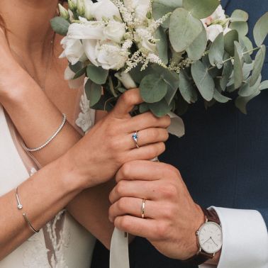 Bague Lepage Roméo en or blanc, rubis et diamants