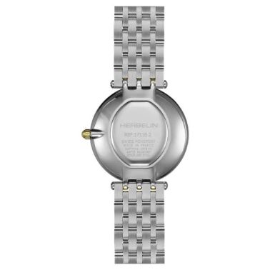 Montre Michel Herbelin Epsilon quartz cadran nacre bracelet acier bicolore 28 mm