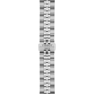 Tissot T-Classic Ballade quartz iced blue dial steel bracelet 40 mm