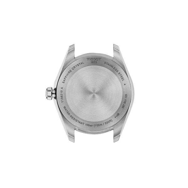 Montre Tissot T-Classic Ballade quartz cadran bleu bracelet acier 34 mm