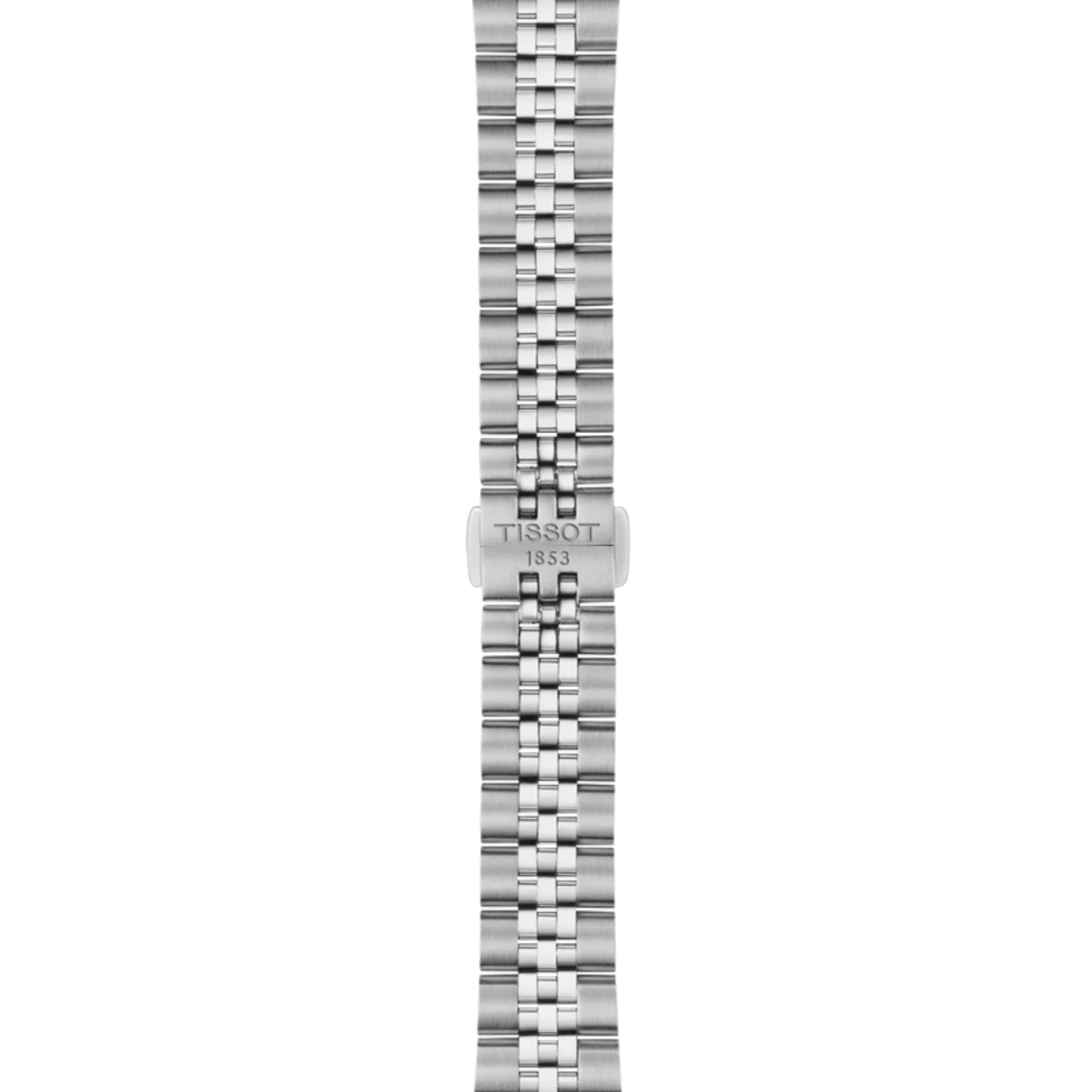 Montre Tissot T-Classic Ballade quartz cadran bleu bracelet acier 34 mm