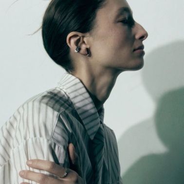 Clip d'oreille Repossi Antifer en or noir et diamants