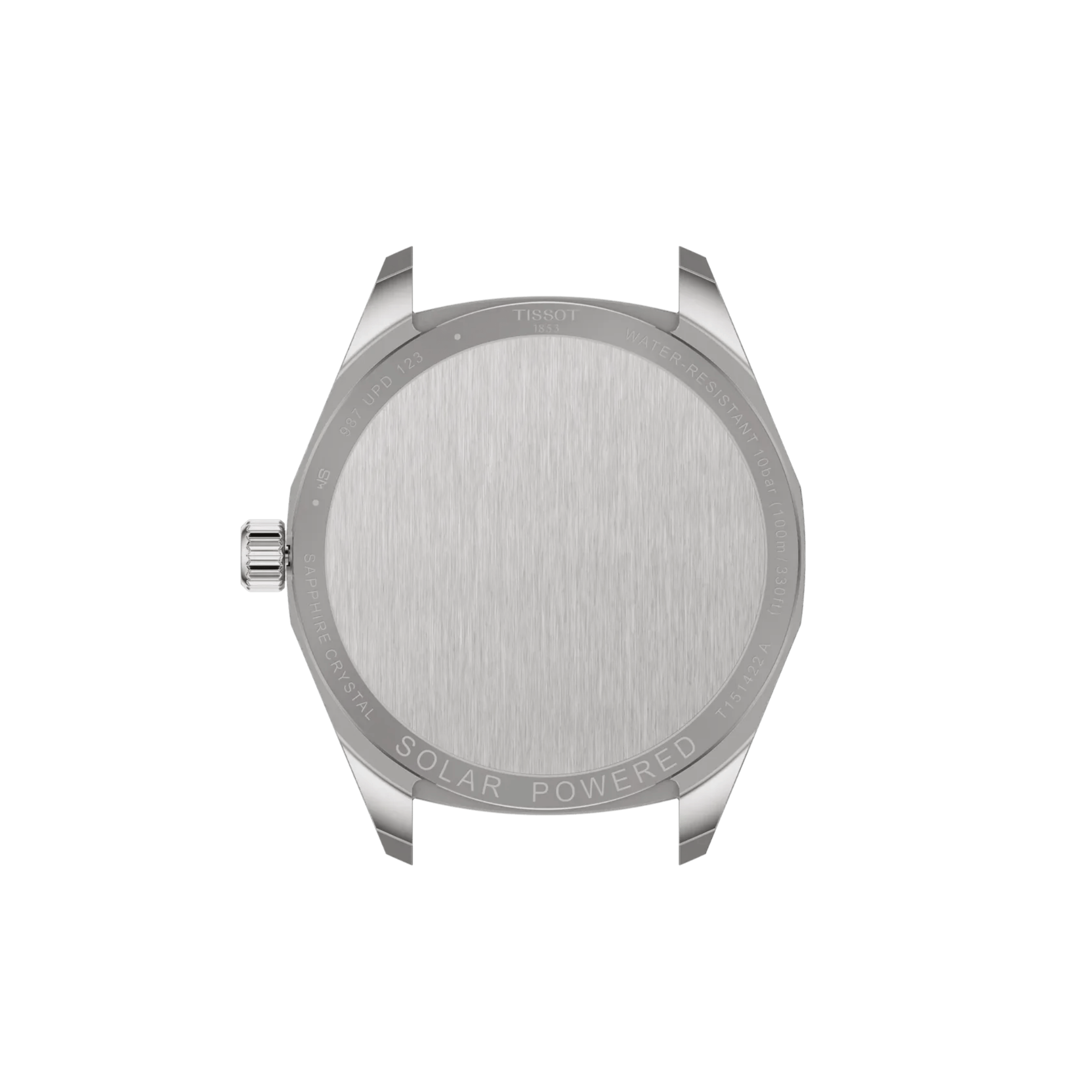 Montre Tissot T-Classic PRC 100 Solar quartz solaire cadran bleu glacier bracelet acier 39 mm