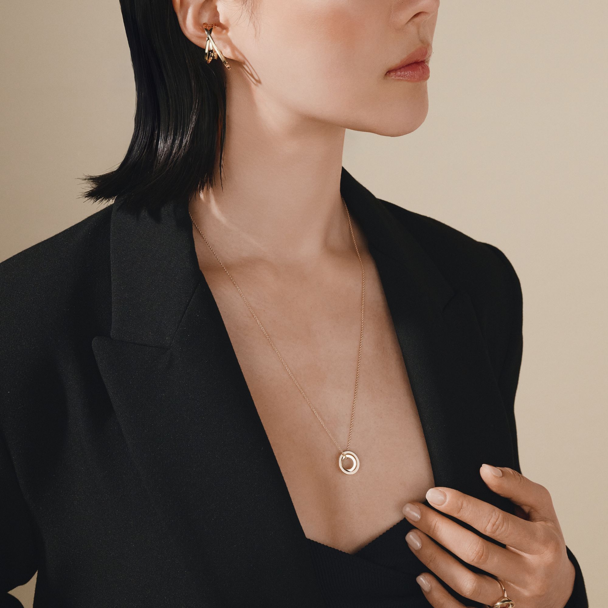 Lepage Alba necklace in yellow gold