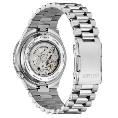 Montre Citizen Tsuyosa Shore automatique cadran bleu bracelet acier 40 m