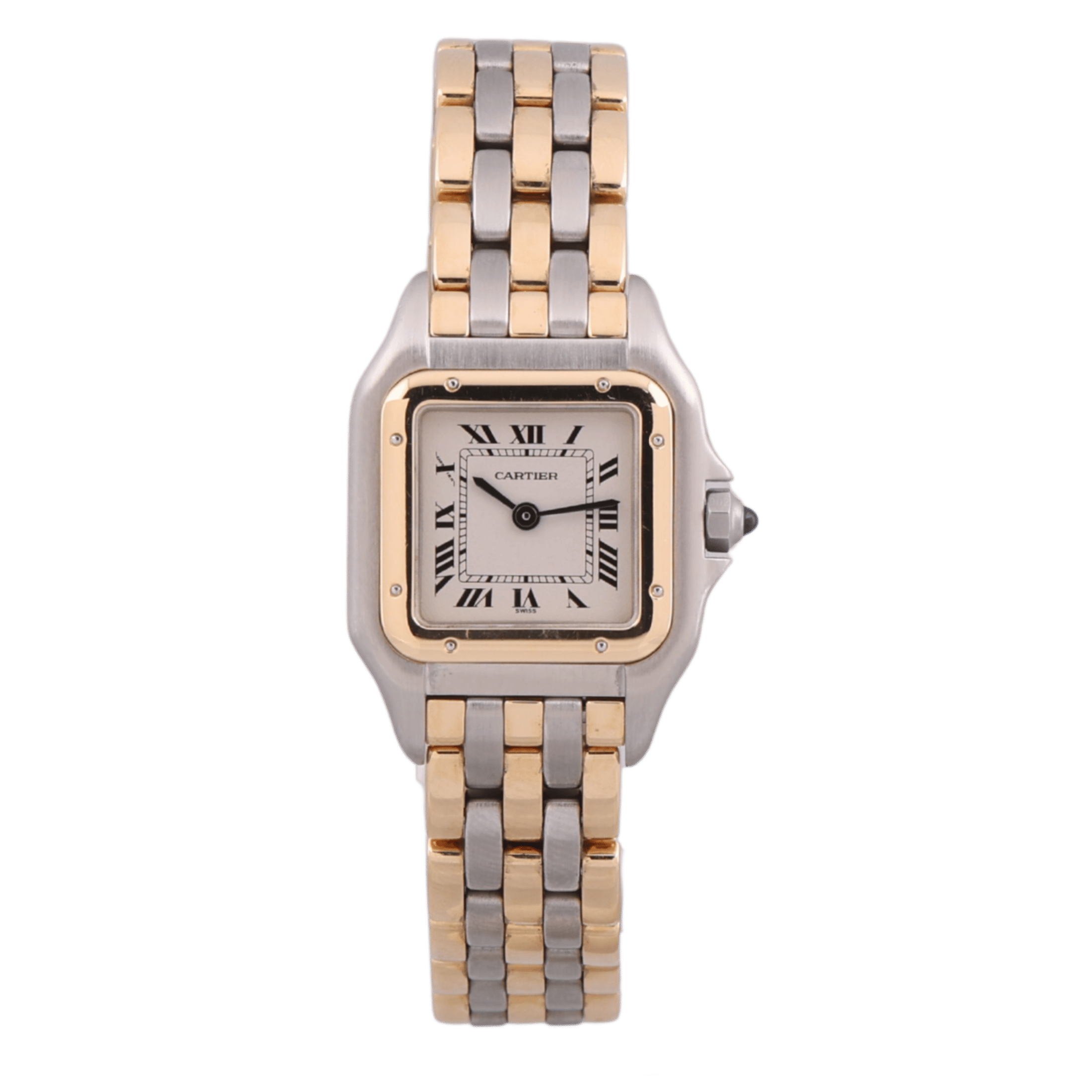 Montre Cartier Panthere Petit Modèle "3 rangs" quartz 22 x 29 mm circa 1990s