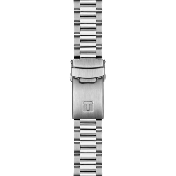 Tissot T-Sport PR 516 quartz chronograph blue dial steel bracelet 40 mm