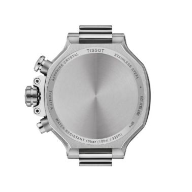 Montre Tissot T-Sport T-Race Chronograph quartz cadran noir bracelet caoutchouc noir 38 mm