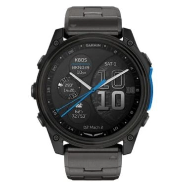 Montre Garmin D2 Mach 2 AMOLED Titane Carbon Gray DLC bracelet titane 51 mm