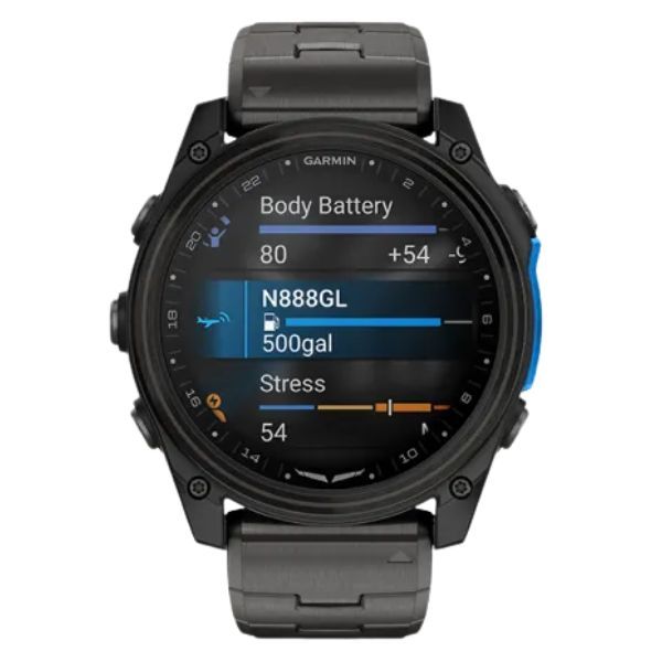 Montre Garmin D2 Mach 2 AMOLED Titane Carbon Gray DLC bracelet titane 51 mm