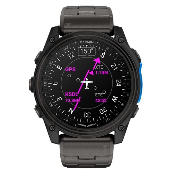 Montre Garmin D2 Mach 2 AMOLED Titane Carbon Gray DLC bracelet titane 51 mm