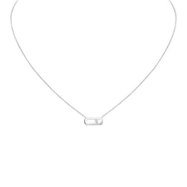 Collier Messika Move Uno en or blanc et diamants