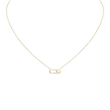Collier Messika Move Uno en or jaune et diamants