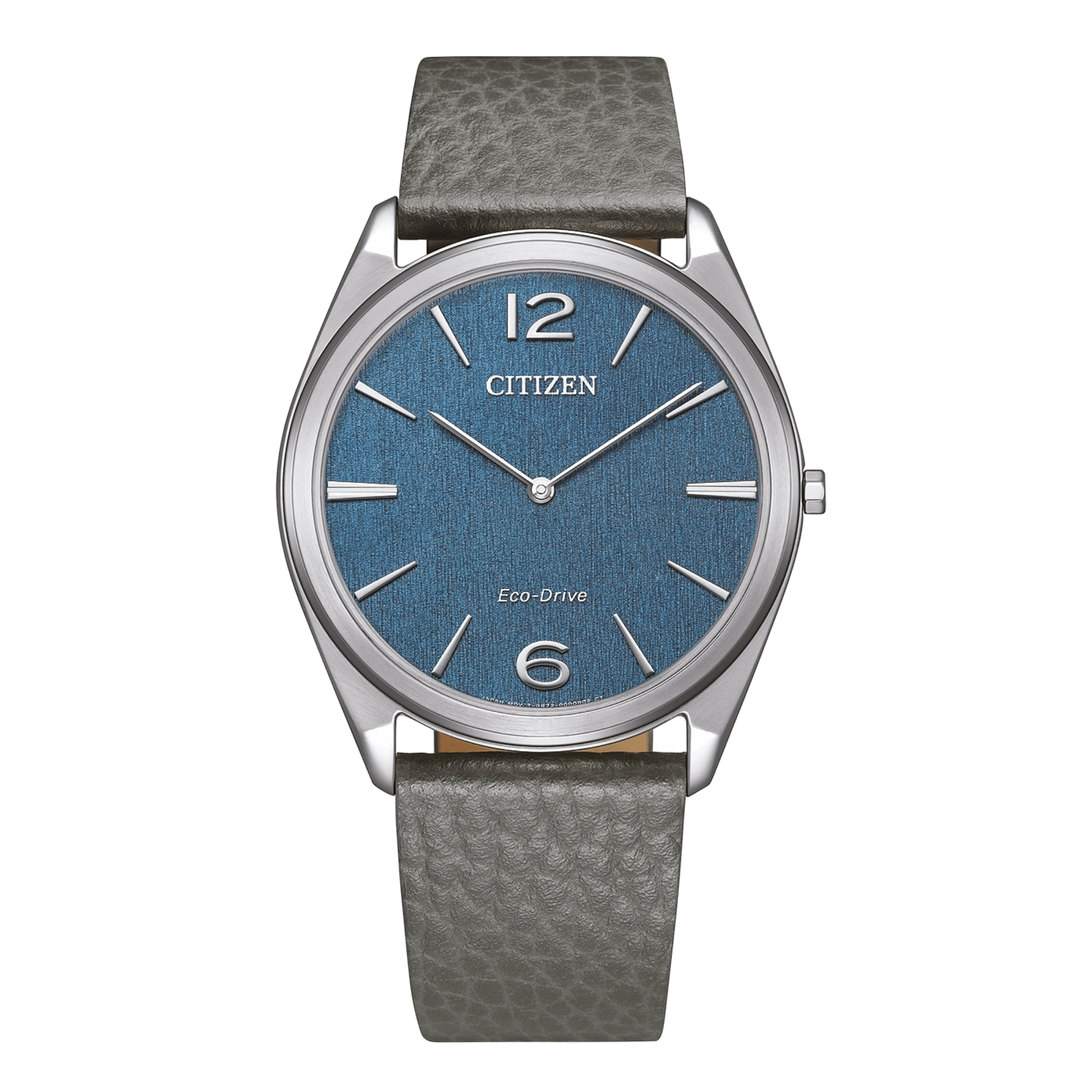 Montre Citizen Eco-Drive Suratto cadran bleu bracelet cuir 38 mm
