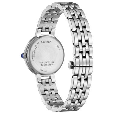 Montre Citizen L Eco-Drive cadran noir bracelet acier 28 mm