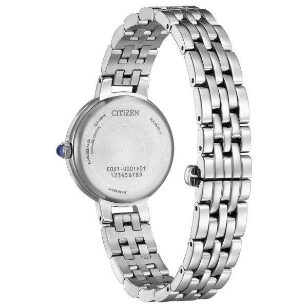 Montre Citizen L Eco-Drive cadran noir bracelet acier 28 mm