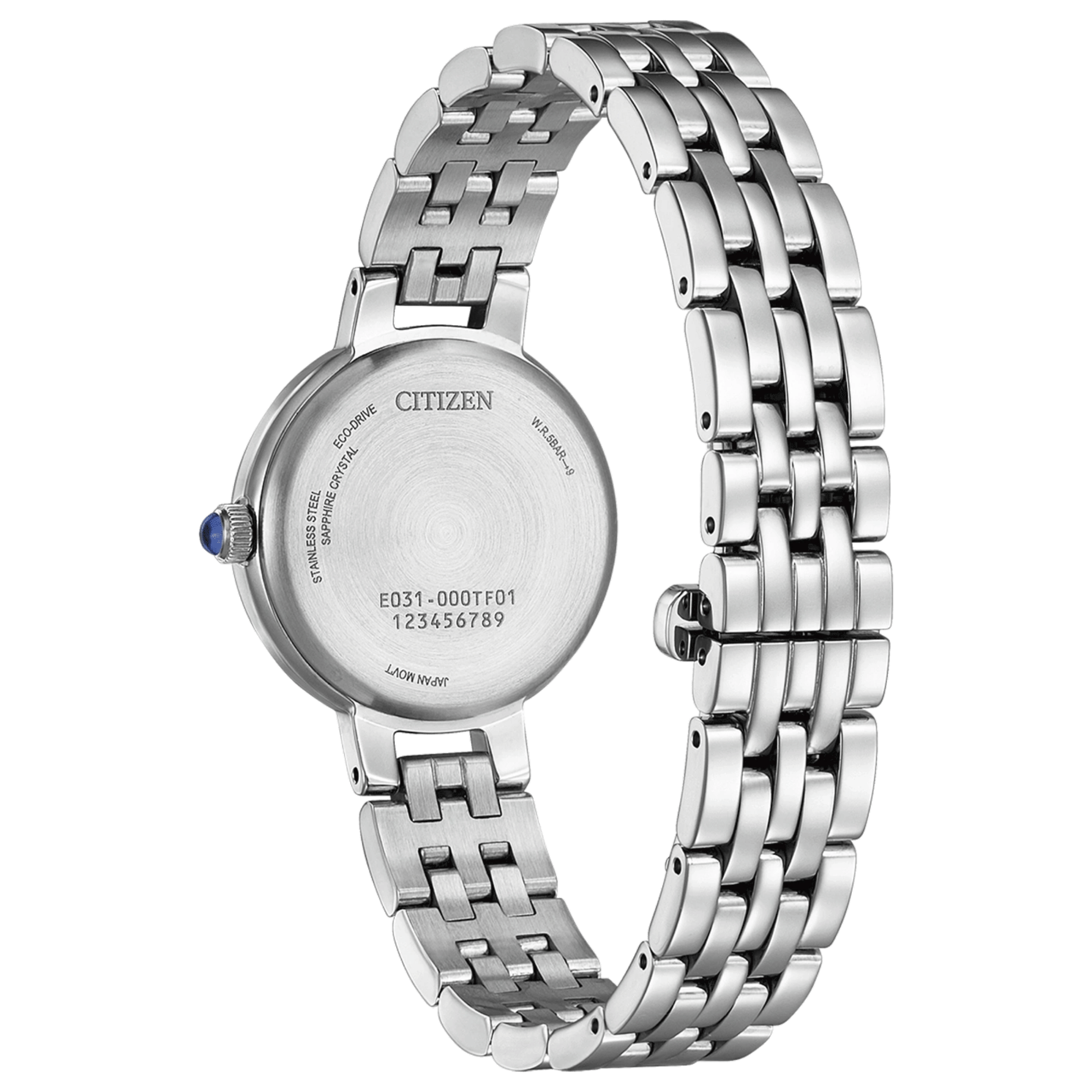 Montre Citizen L Eco-Drive cadran noir bracelet acier 28 mm