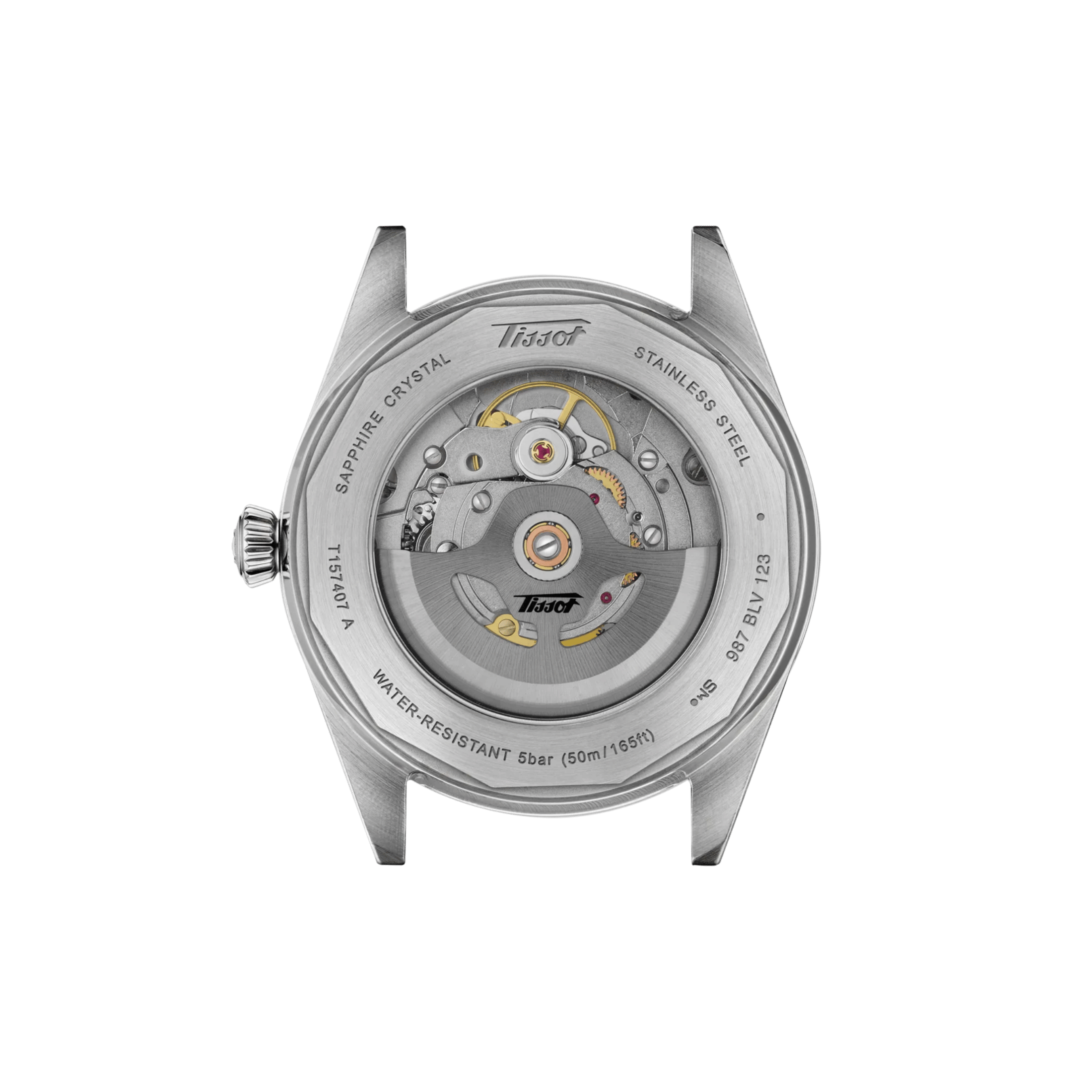 Montre Tissot Visodate Powermatic 80 cadran bleu bracelet acier 39 mm