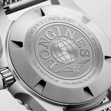 Longines HydroConquest automatic black dial milanese bracelet 39 mm