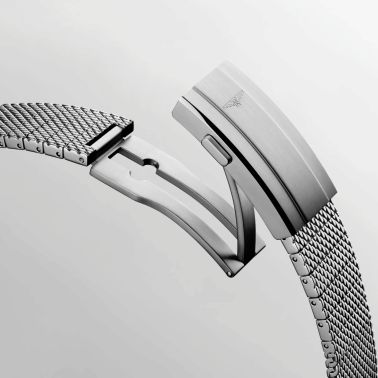 Longines HydroConquest automatic black dial milanese bracelet 42 mm