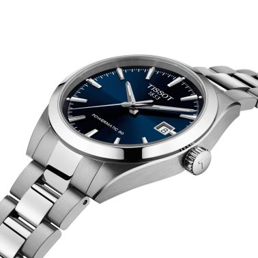 Tissot Gentleman Powermatic 80 automatic blue dial steel bracelet 38 mm