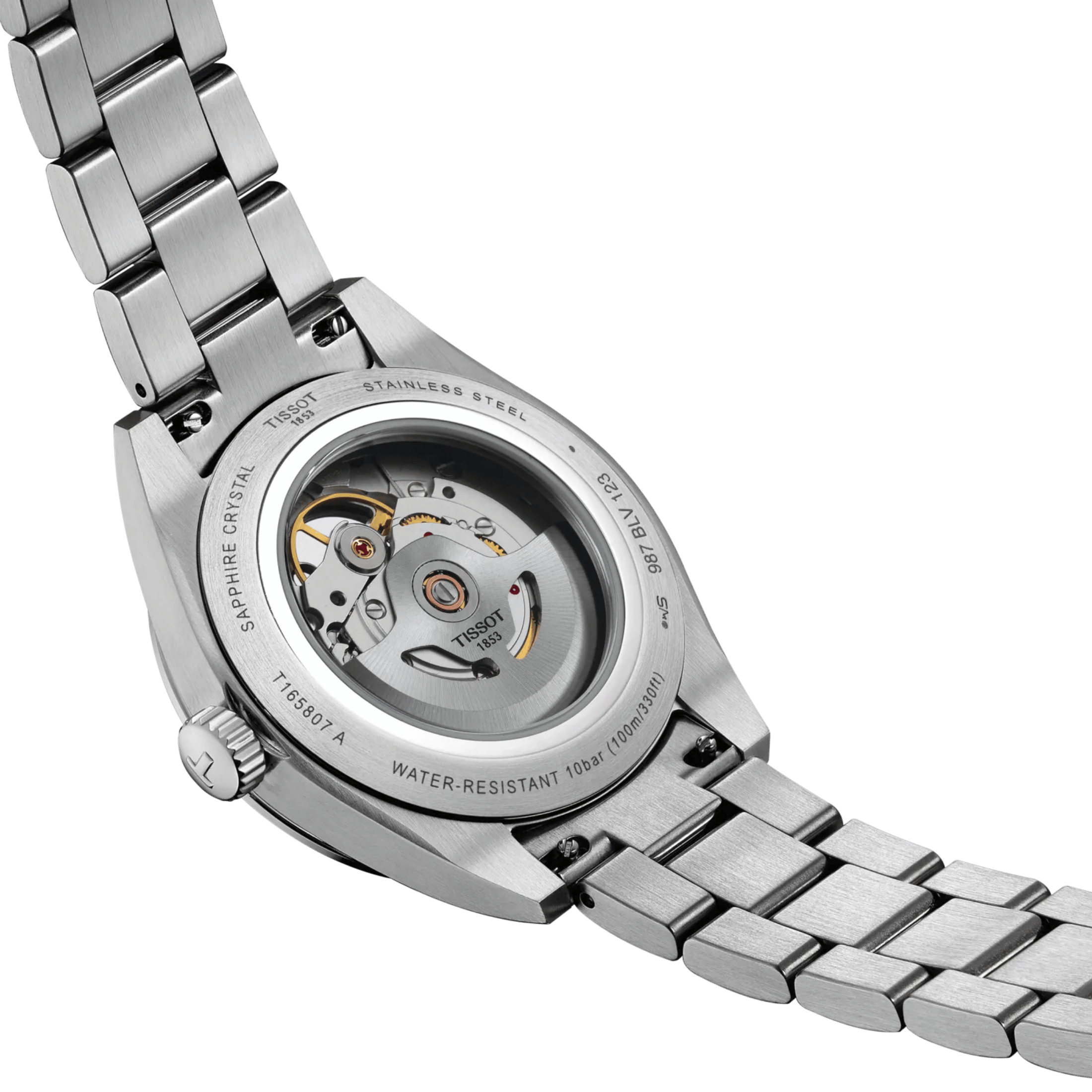 Tissot Gentleman Powermatic 80 automatic silver dial steel bracelet 38 mm
